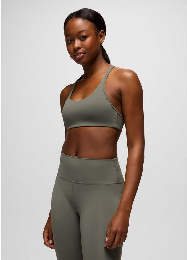Luxara Racerback Bra, Color: Thyme, image 1