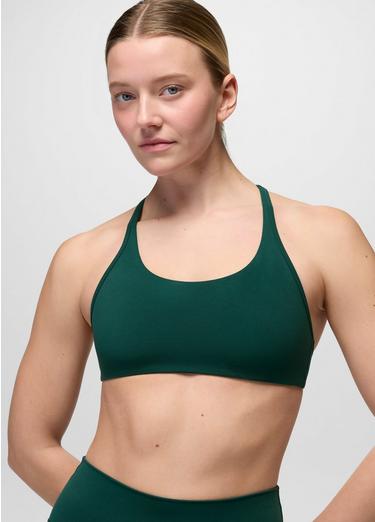 Luxara Racerback Bra, Color: Root Green, image 3