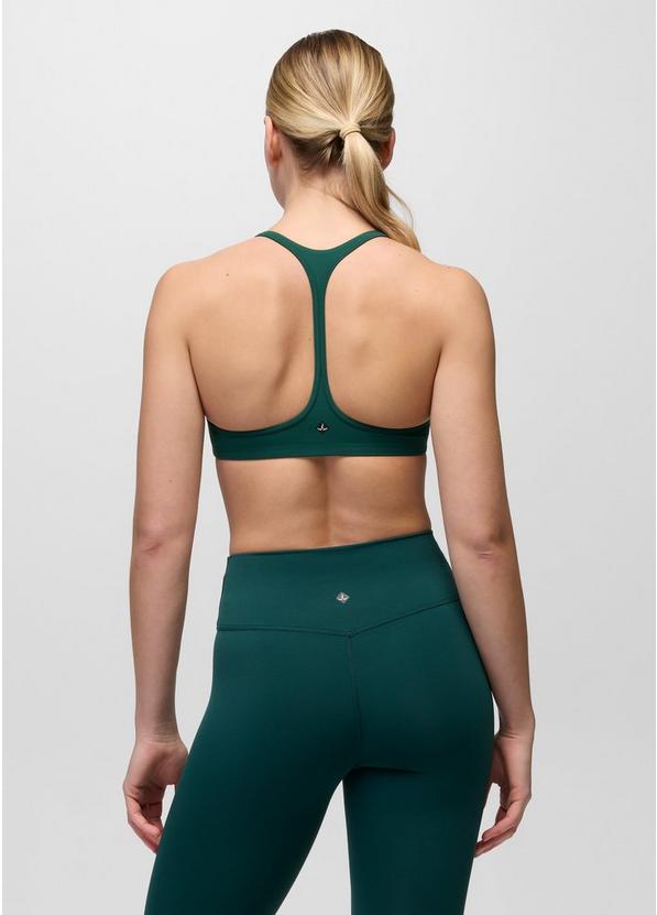 Luxara Racerback Bra, Color: Root Green, image 2