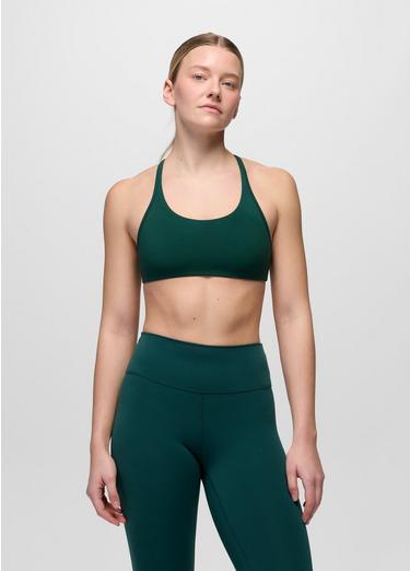 Luxara Racerback Bra, Color: Root Green, image 1