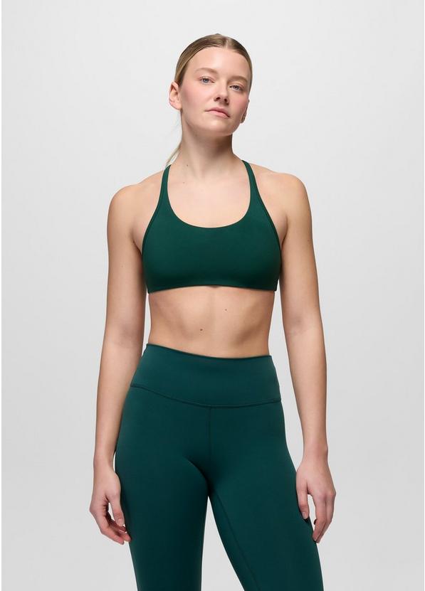 Luxara Racerback Bra, Color: Root Green, image 1