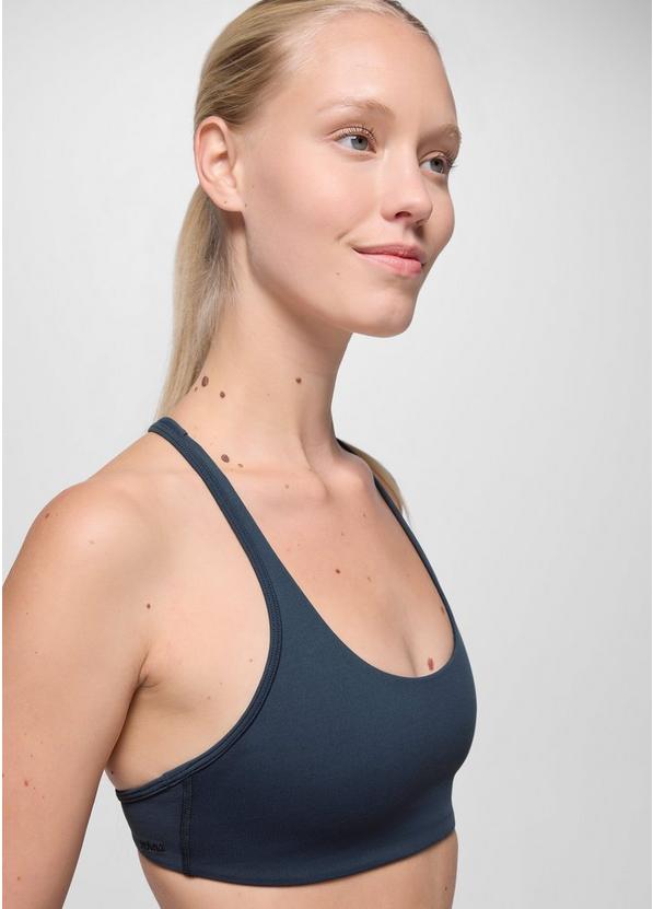 Luxara Racerback Bra, Color: Stormy Night, image 3