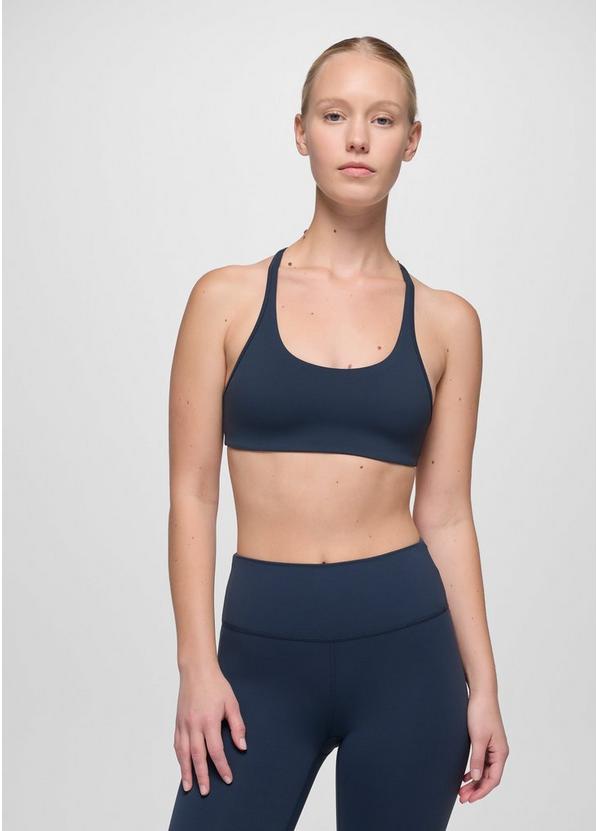 Luxara Racerback Bra, Color: Stormy Night, image 1