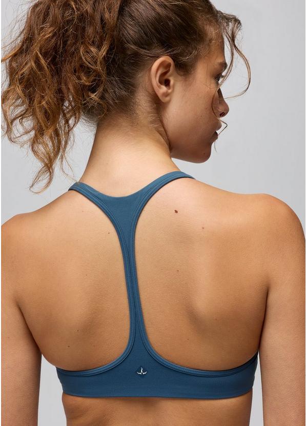 Luxara Racerback Bra, Color: Bluff Blue, image 4