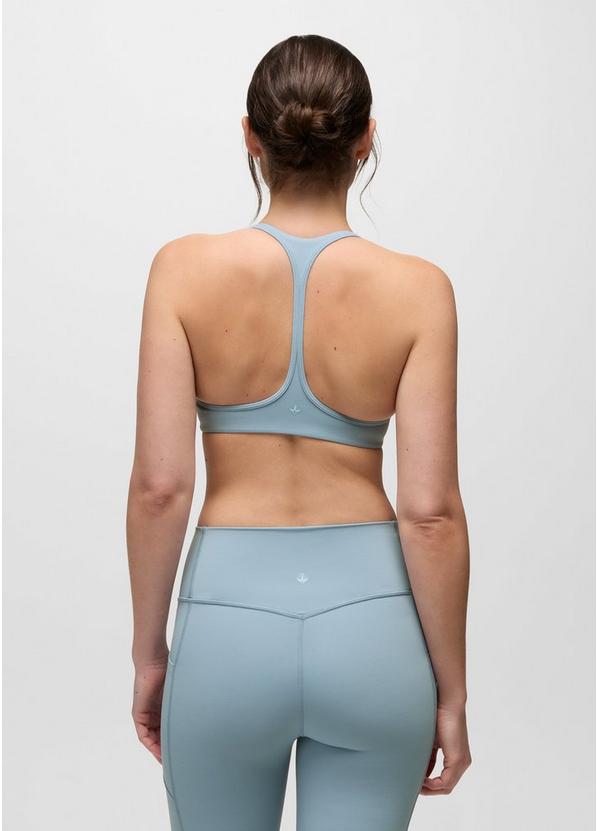 Luxara Racerback Bra, Color: Glacier Skies, image 2