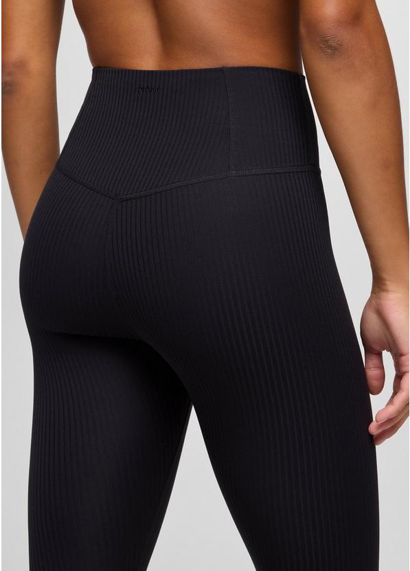 Luxara Rib 7/8 Legging, Color: Black, image 3
