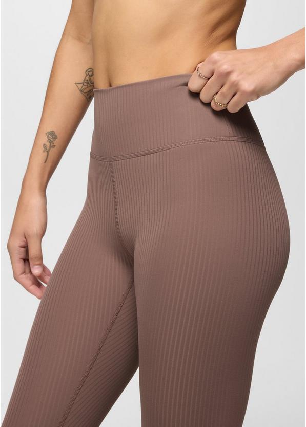 Luxara Rib 7/8 Legging, Color: Carob, image 4
