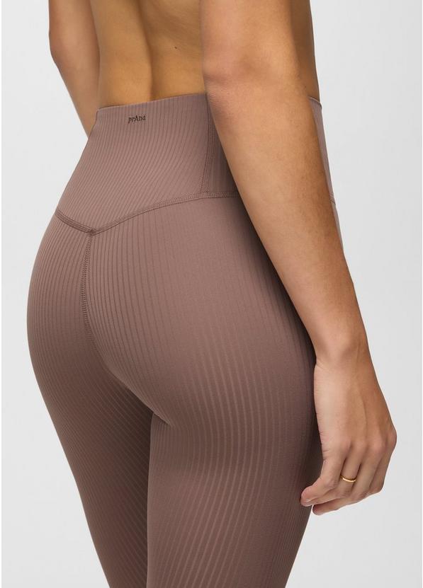 Luxara Rib 7/8 Legging, Color: Carob, image 3