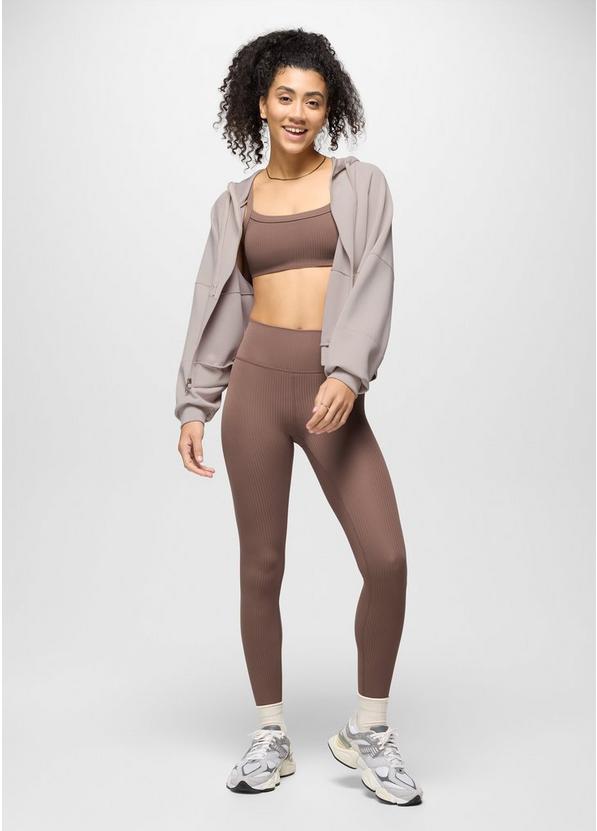 Luxara Rib 7/8 Legging, Color: Carob, image 5