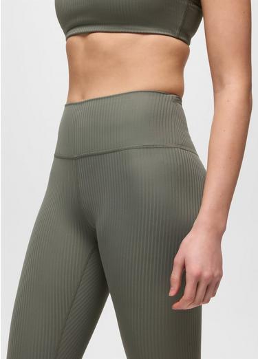 Luxara Rib 7/8 Legging, Color: Thyme, image 2