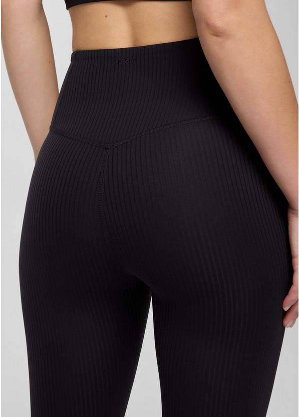 Luxara Rib Flare Crop, Color: Black, image 4