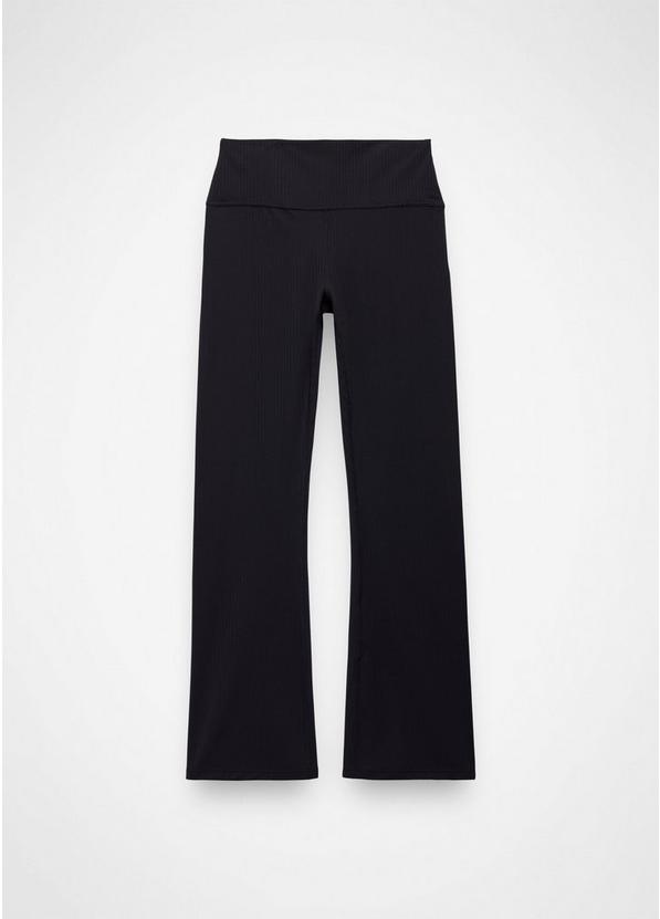 Luxara Rib Flare Crop, Color: Black, image 6