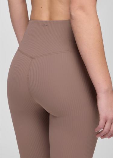 Luxara Rib Flare Crop, Color: Carob, image 7