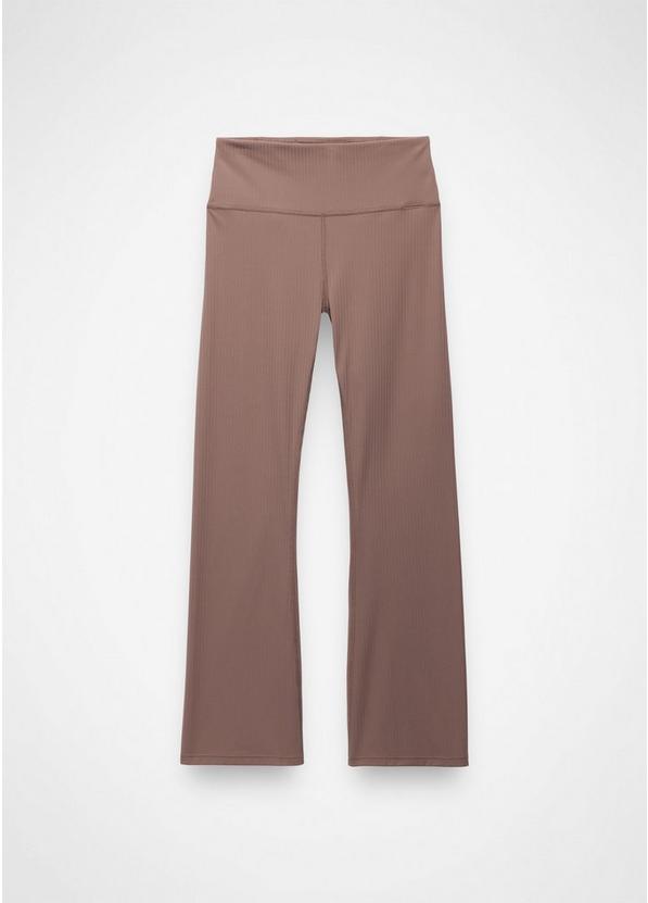 Luxara Rib Flare Crop, Color: Carob, image 6