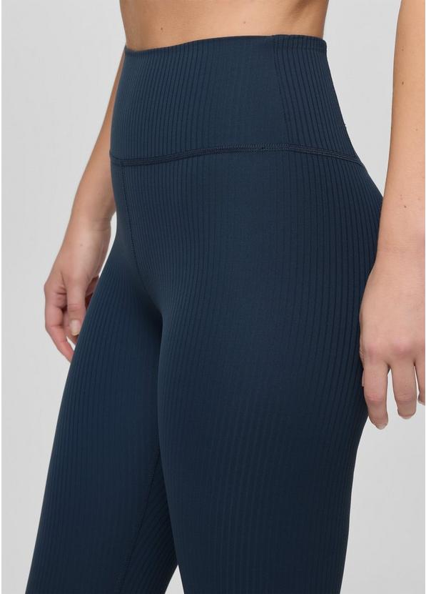 Luxara Rib Flare Crop, Color: Stormy Night, image 5