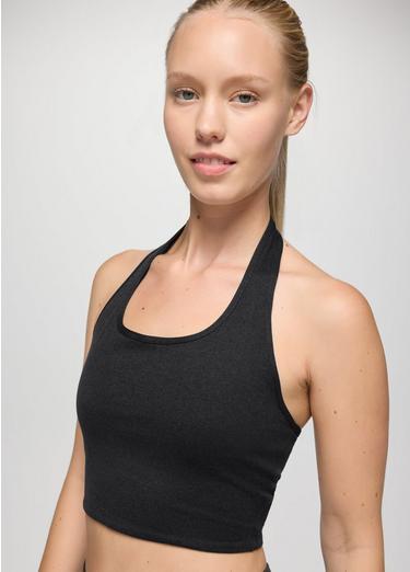 Heavana Halter Top, Color: Black Heather, image 15