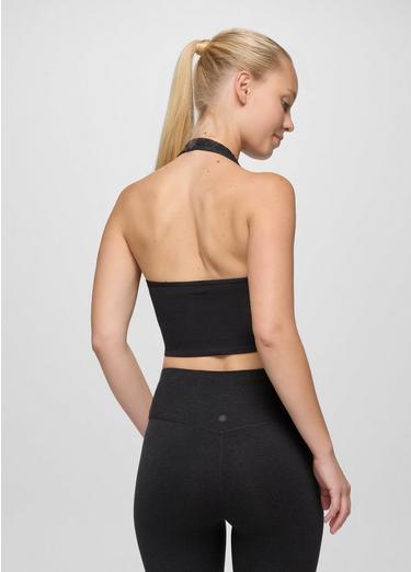 Heavana Halter Top, Color: Black Heather, image 8