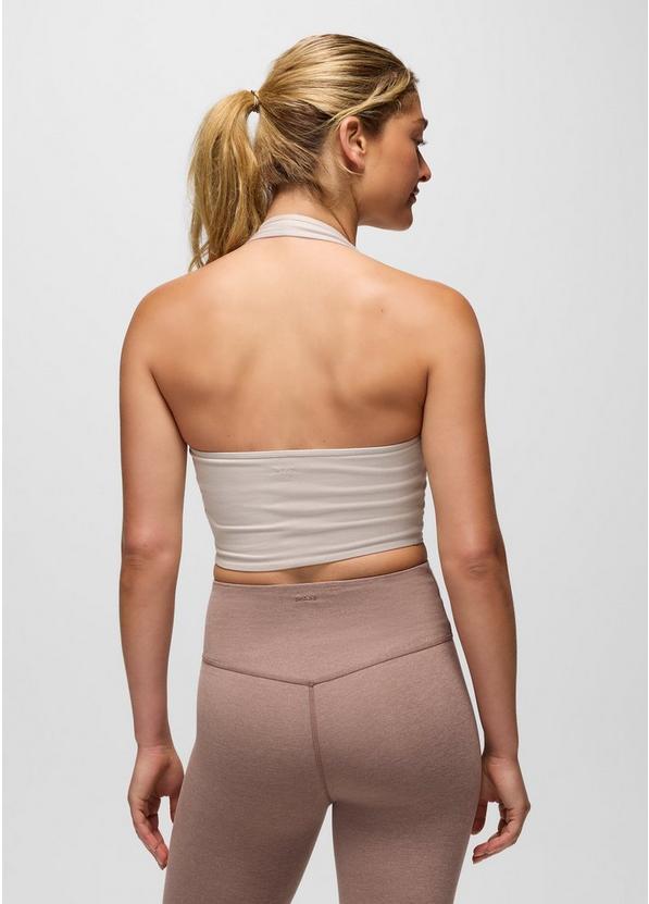 Heavana Halter Top, Color: Almond Heather, image 2