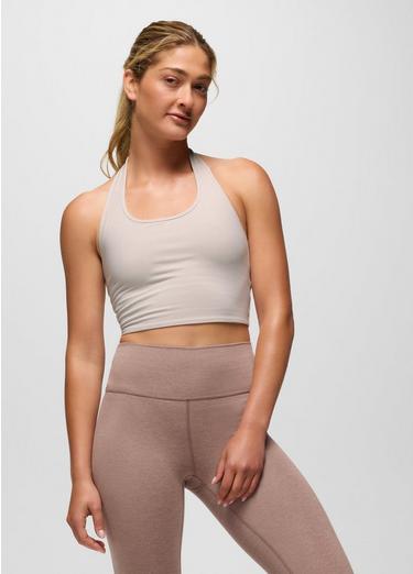 Heavana Halter Top, Color: Almond Heather, image 3