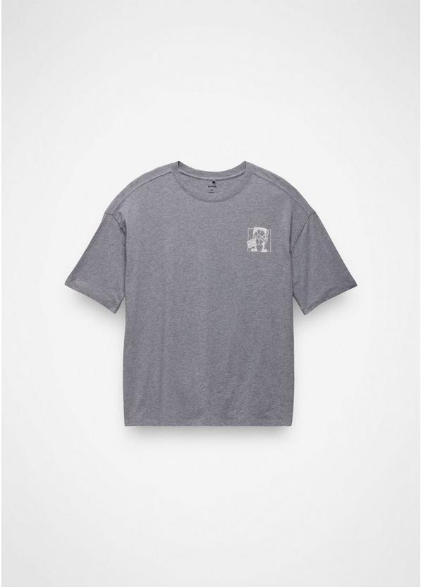 Everyday Graphic Oversized Tee, Color: Medium Heather Grey Storybook, image 6