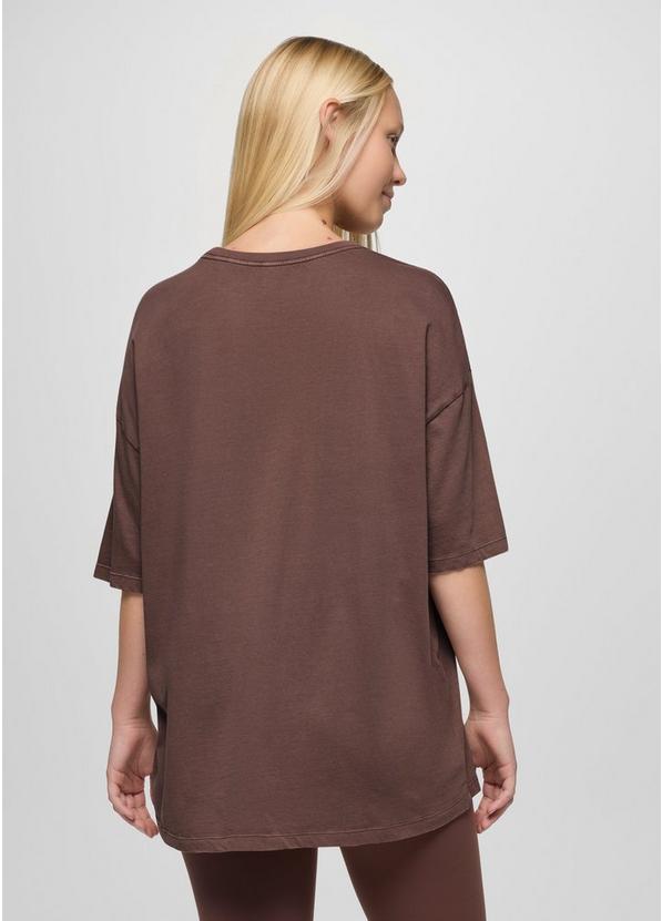 Everyday Graphic Oversized Tee, Color: Carob Sunshine Daydream, image 2