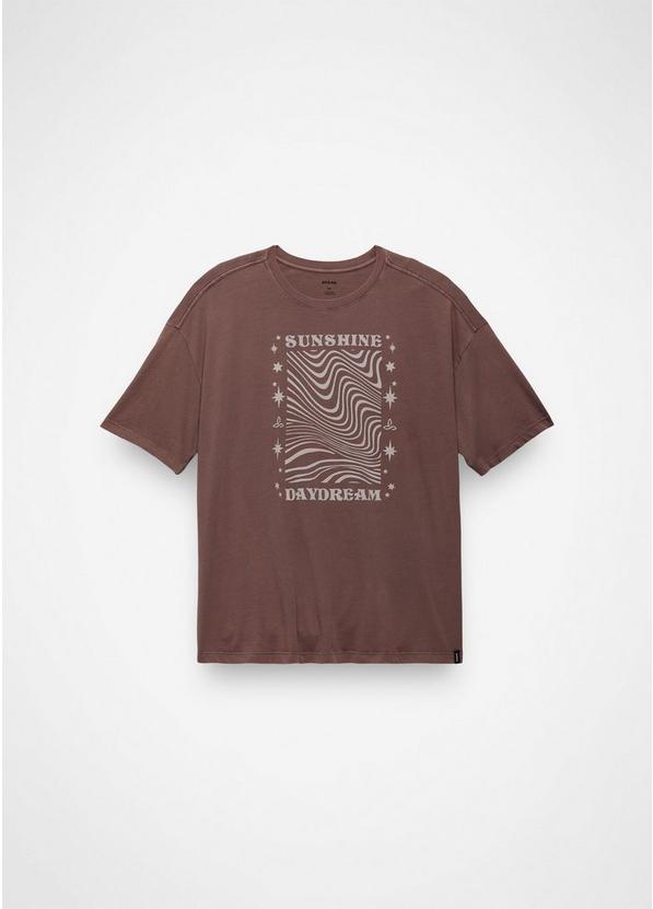 Everyday Graphic Oversized Tee, Color: Carob Sunshine Daydream, image 5