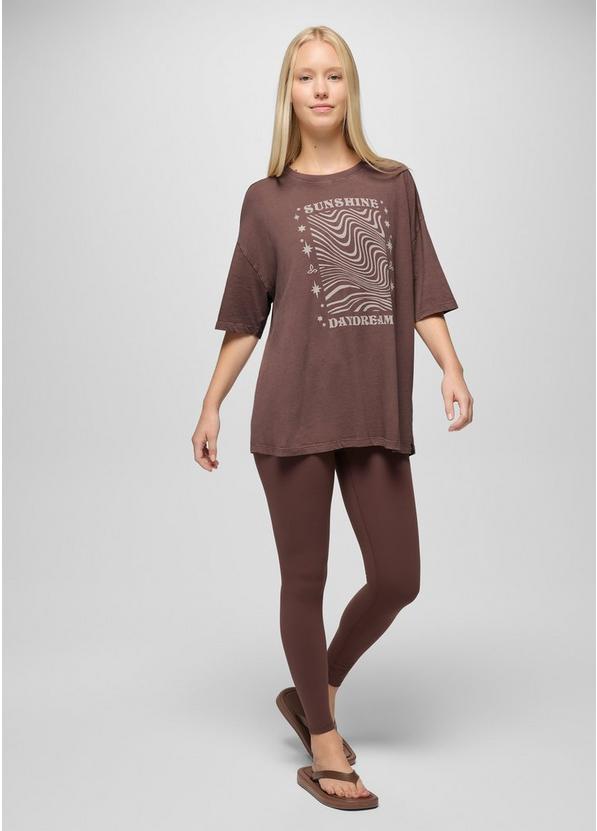 Everyday Graphic Oversized Tee, Color: Carob Sunshine Daydream, image 4