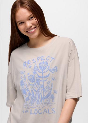 Everyday Graphic Oversized Tee, Color: Almond Locals, image 3