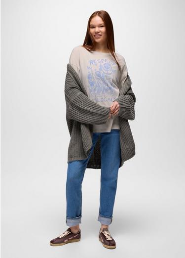 Everyday Graphic Oversized Tee, Color: Almond Locals, image 4