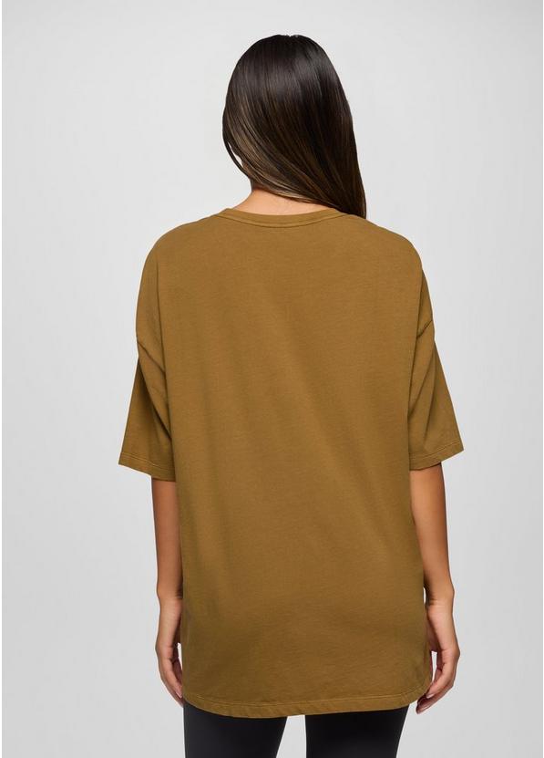 Everyday Graphic Oversized Tee, Color: Retro Olive / Luminous Breathe, image 2