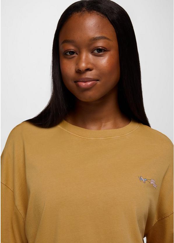 Everyday Graphic Oversized Tee, Color: Dijon Vacation, image 4
