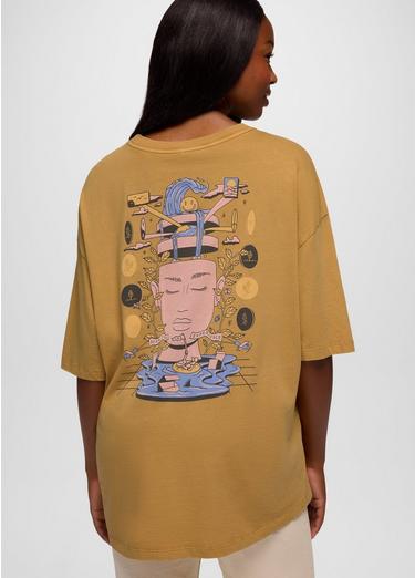 Everyday Graphic Oversized Tee, Color: Dijon Vacation, image 4