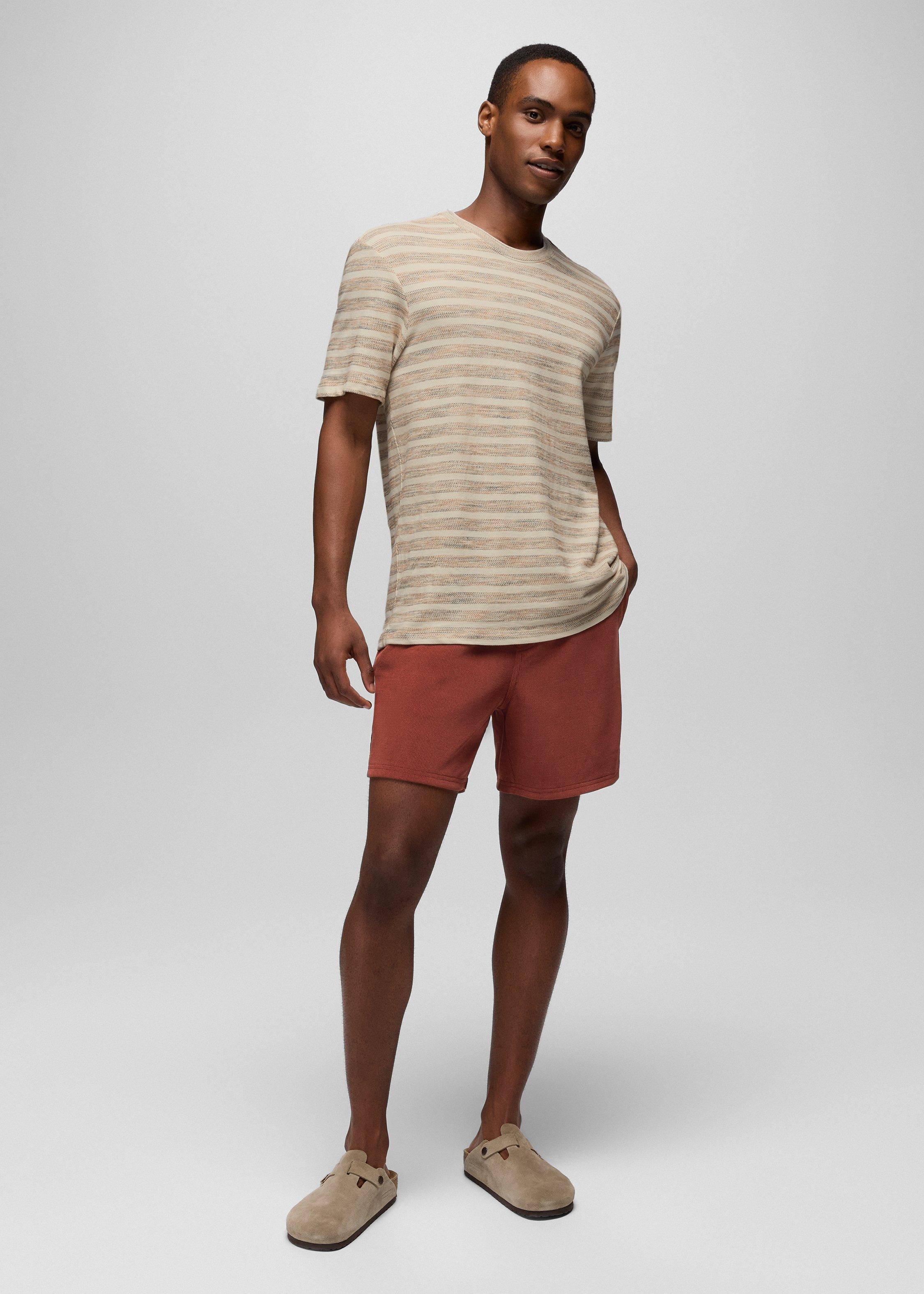Mens prAna Deja View Short - Red Ochre