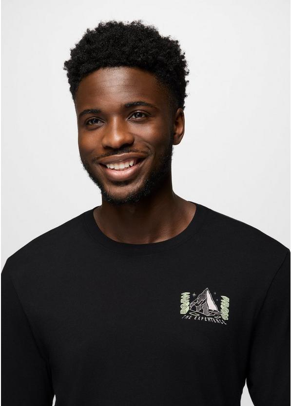 Everyday Graphic Long Sleeve Tee, Color: Black Awake, image 3
