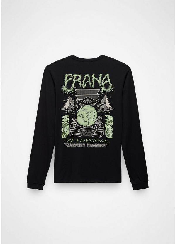 Everyday Graphic Long Sleeve Tee, Color: Black Awake, image 6
