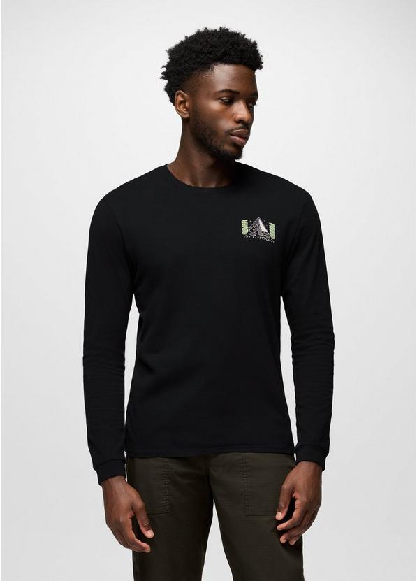 Everyday Graphic Long Sleeve Tee, Color: Black Awake, image 1