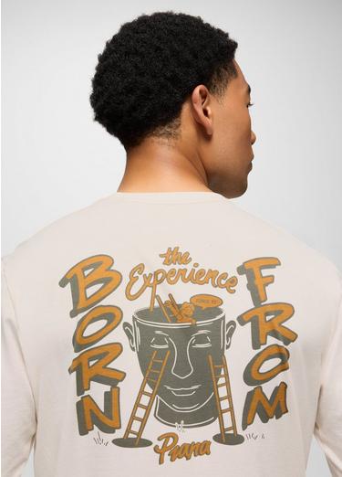 Everyday Graphic Long Sleeve Tee, Color: Canvas Open Your Mind, image 4