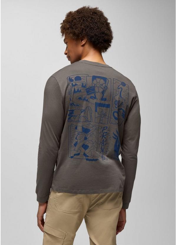 Everyday Graphic Long Sleeve Tee, Color: Thyme Storybook, image 2
