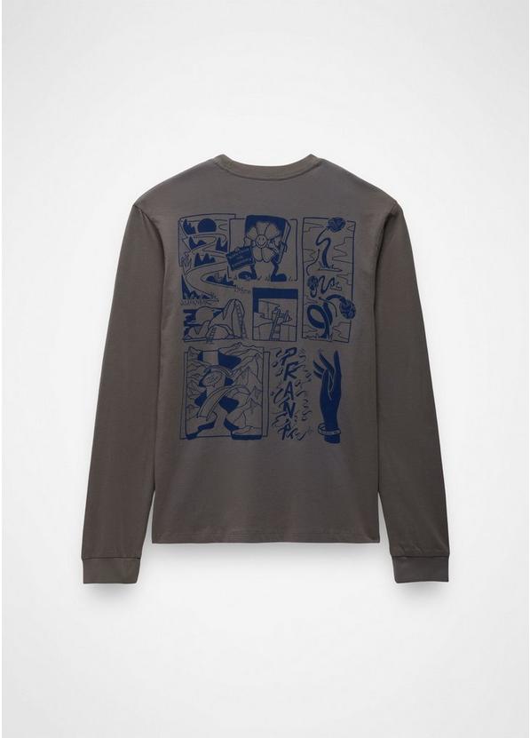 Everyday Graphic Long Sleeve Tee, Color: Thyme Storybook, image 8