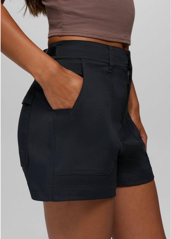 Stretch Zion Cargo Short, Color: Black, image 5