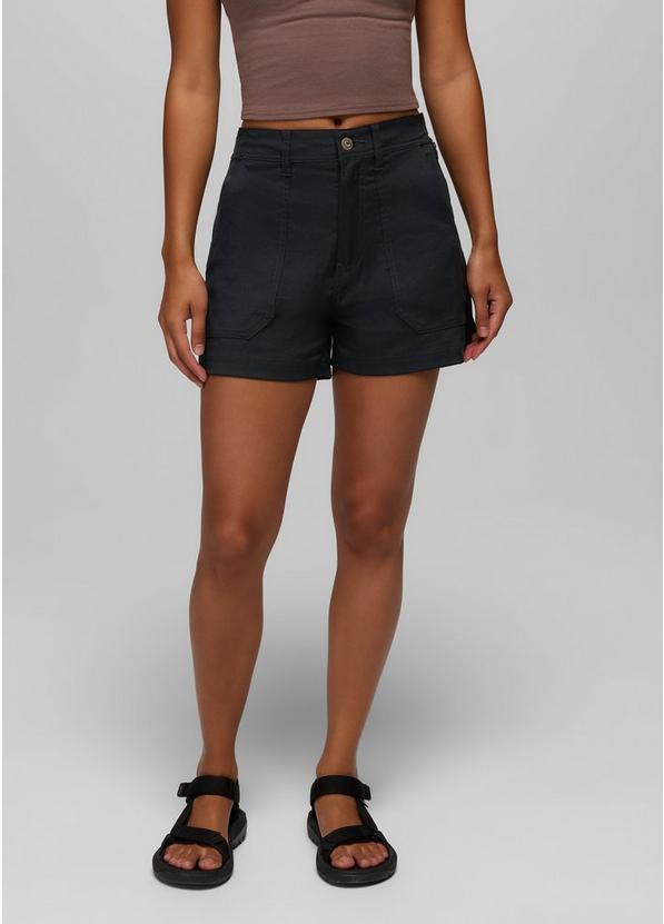 Stretch Zion Cargo Short, Color: Black, image 1