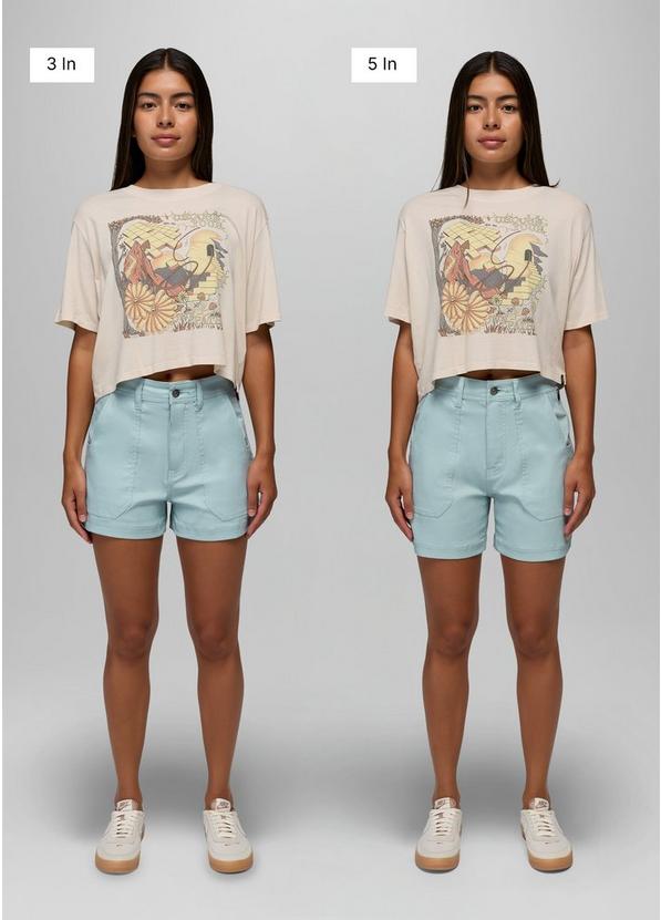 Stretch Zion Cargo Short, Color: Saltwater, image 7