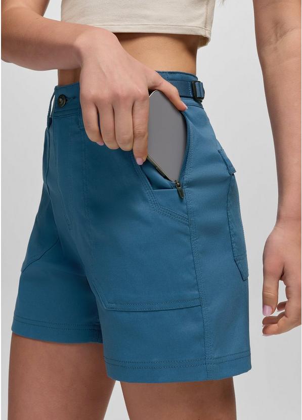 Stretch Zion Cargo Short, Color: Bluff Blue, image 5
