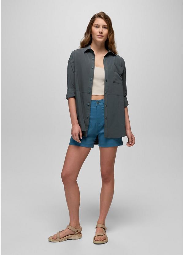 Stretch Zion Cargo Short, Color: Bluff Blue, image 6