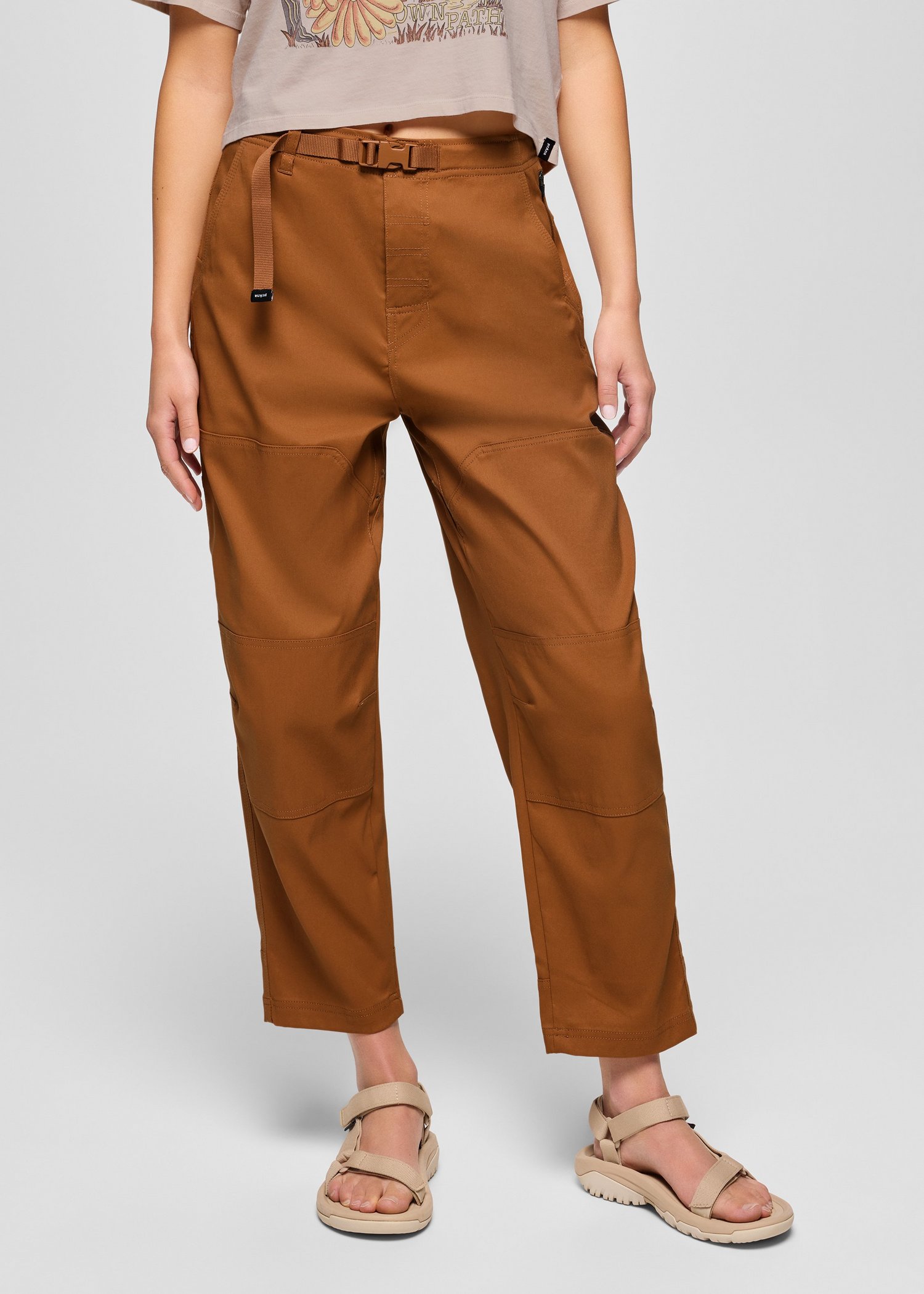 Womens prAna Stretch Zion™ Cinch Pant - Tawny