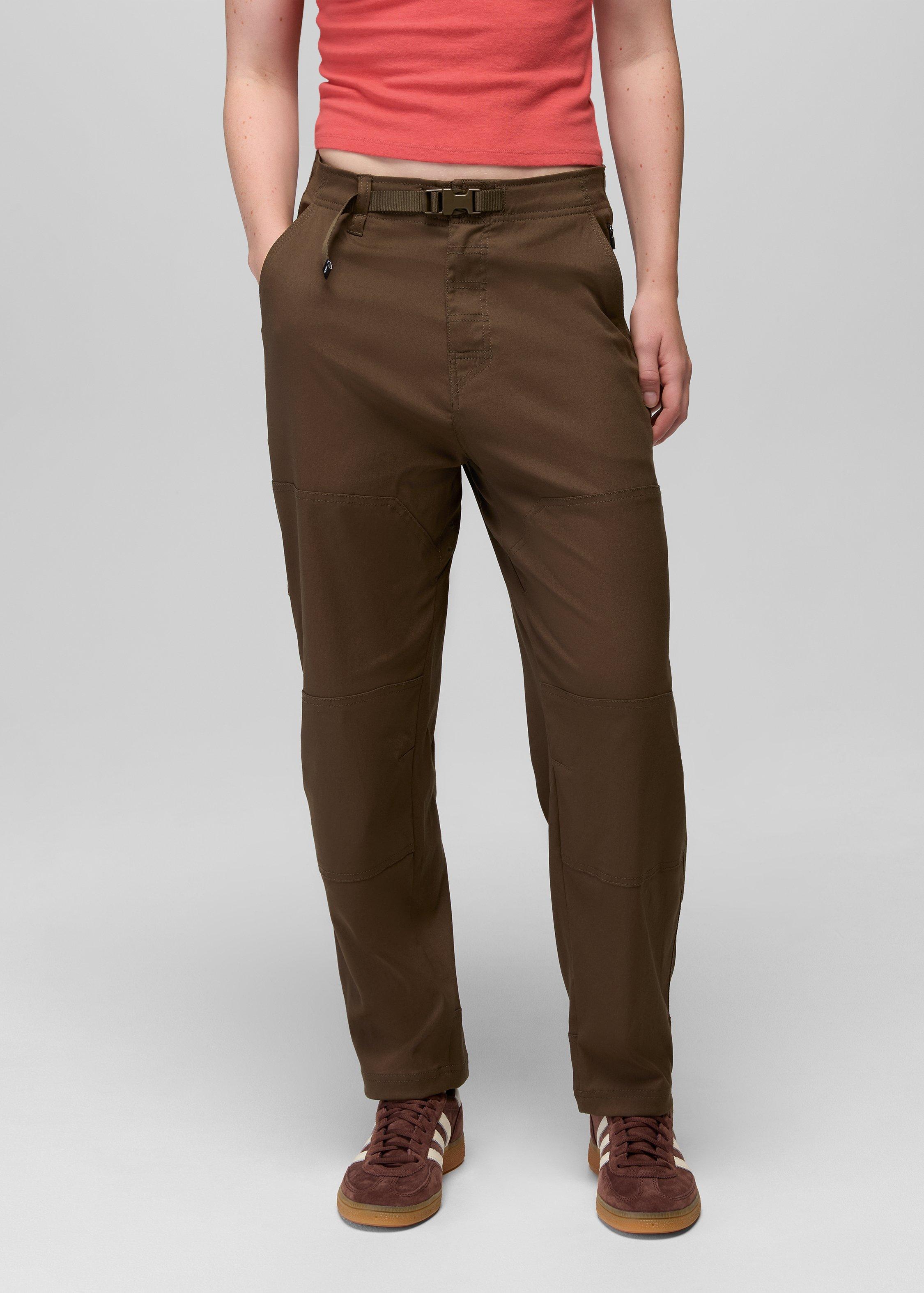 Womens prAna Stretch Zion&trade; Cinch Pant - Dark Roast