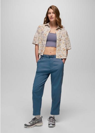 Stretch Zion High Rise Cinch Pant, Color: Bluff Blue, image 3