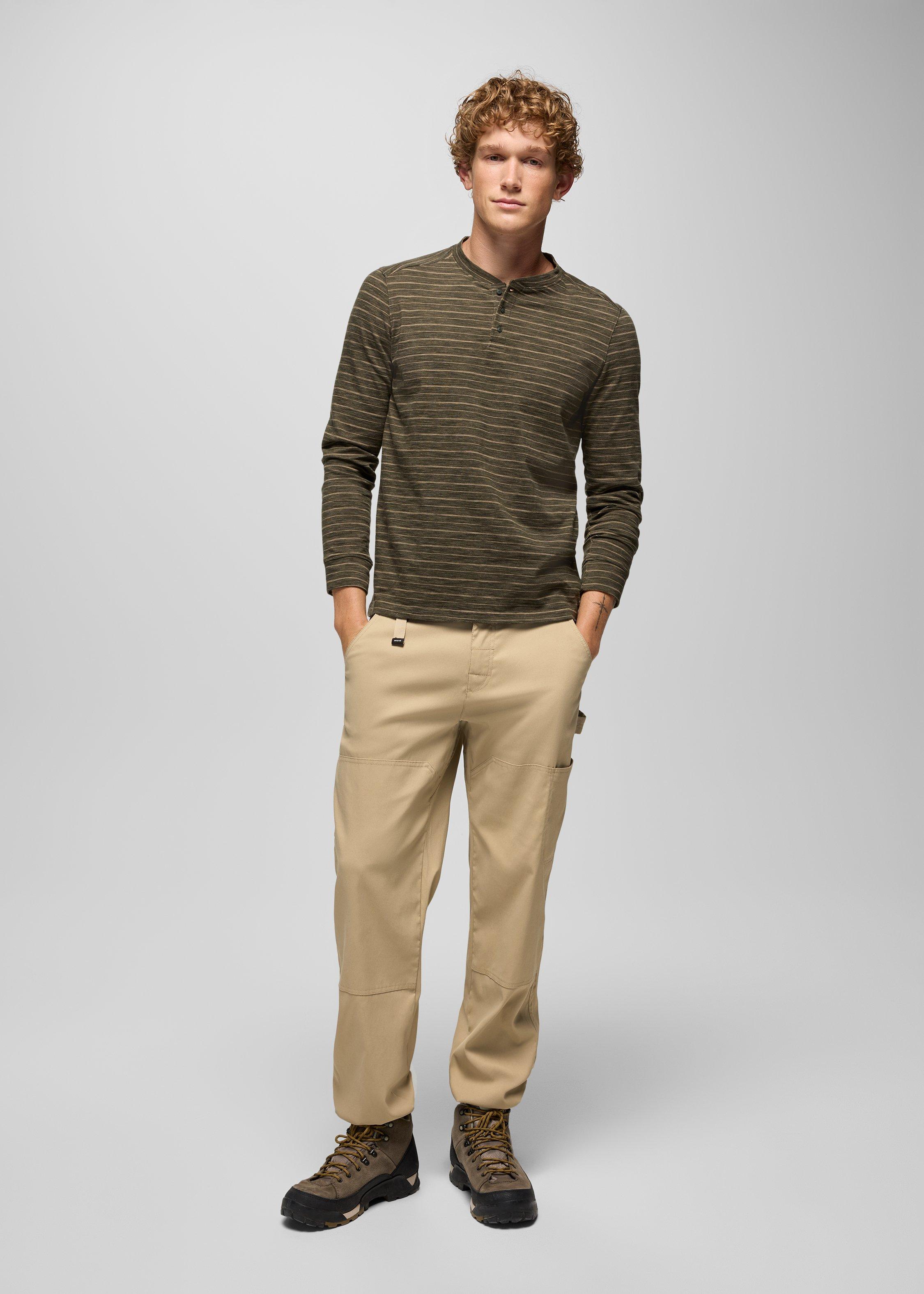 Mens prAna Stretch Zion&trade; Carpenter Pant - Sandbar