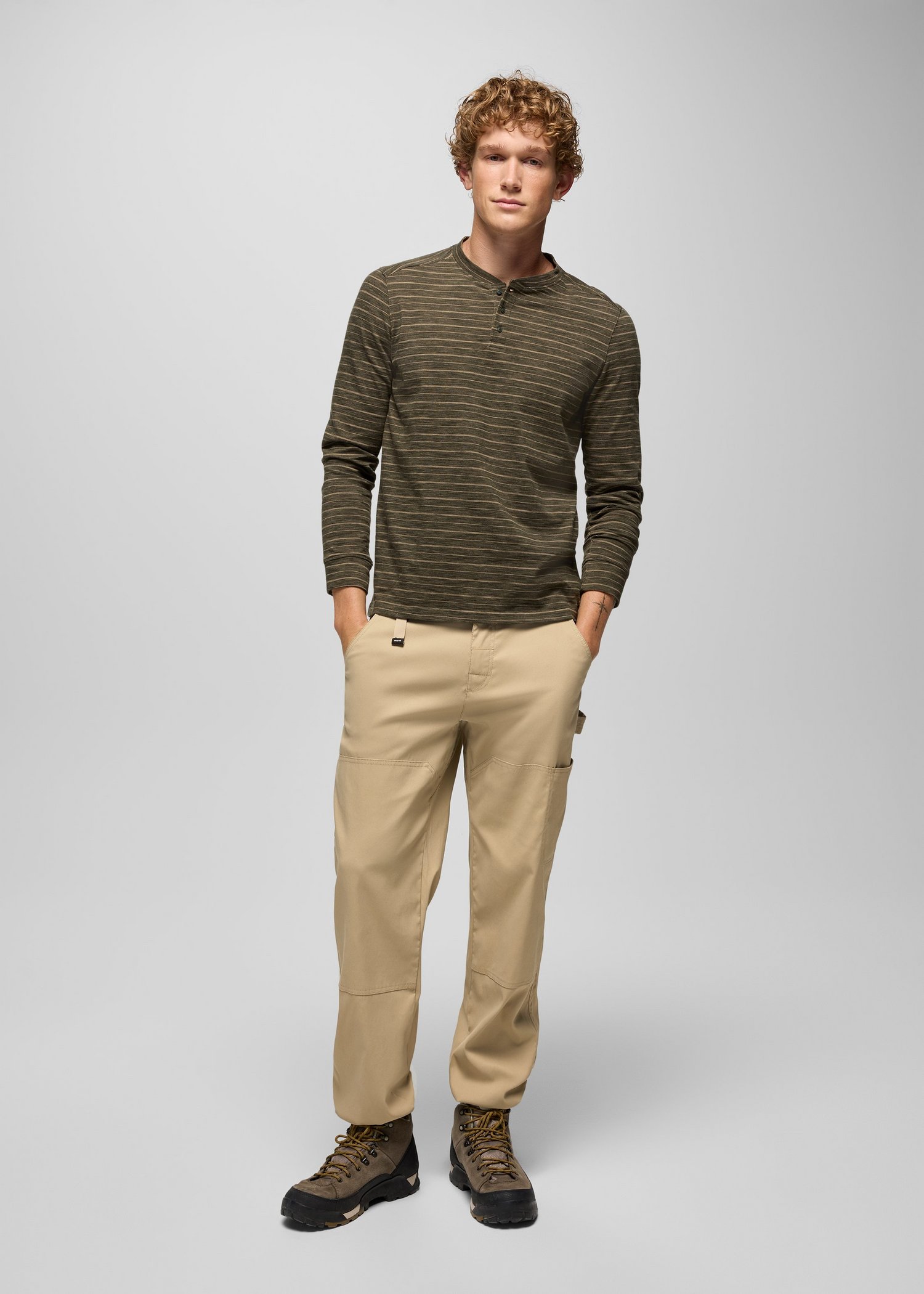 Mens prAna Stretch Zion™ Carpenter Pant - Sandbar