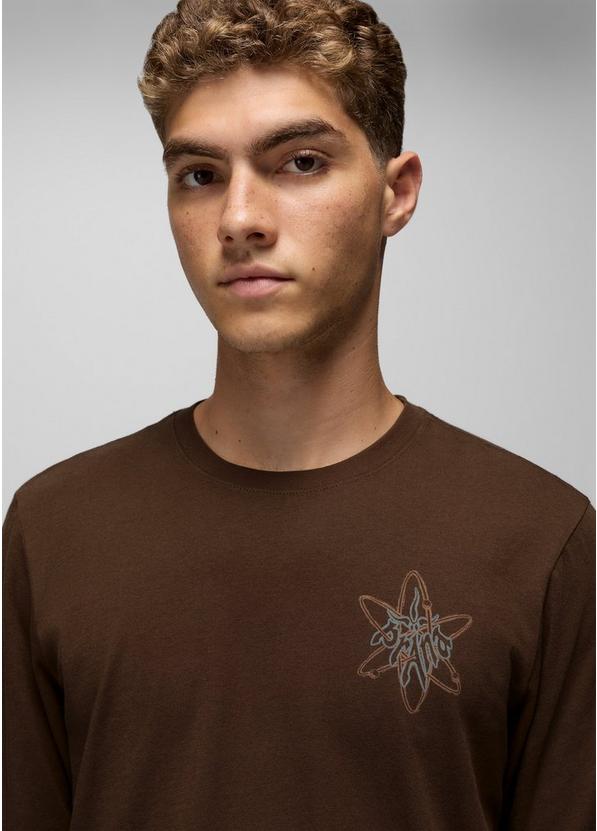 Heritage Graphic Long Sleeve Tee, Color: Dark Roast Atom, image 8